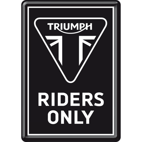 Triumph Riders Only - Postkort - RETRONORGE.NO
