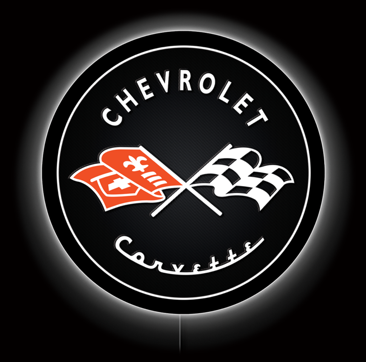 Panneau lumineux néon LED Corvette 2 couleurs pour barre de